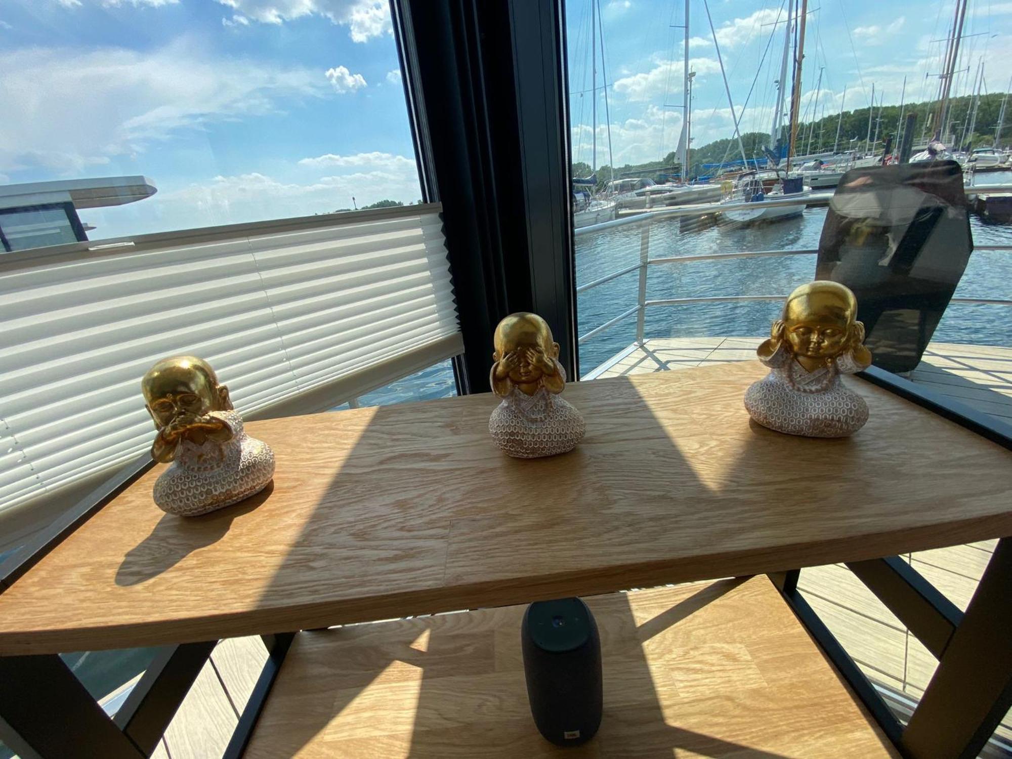 Urlaub Auf Dem Wasser Mit Einmaligen Ausblick - Well Hausboote Boltenhagen 10 Esterno foto
