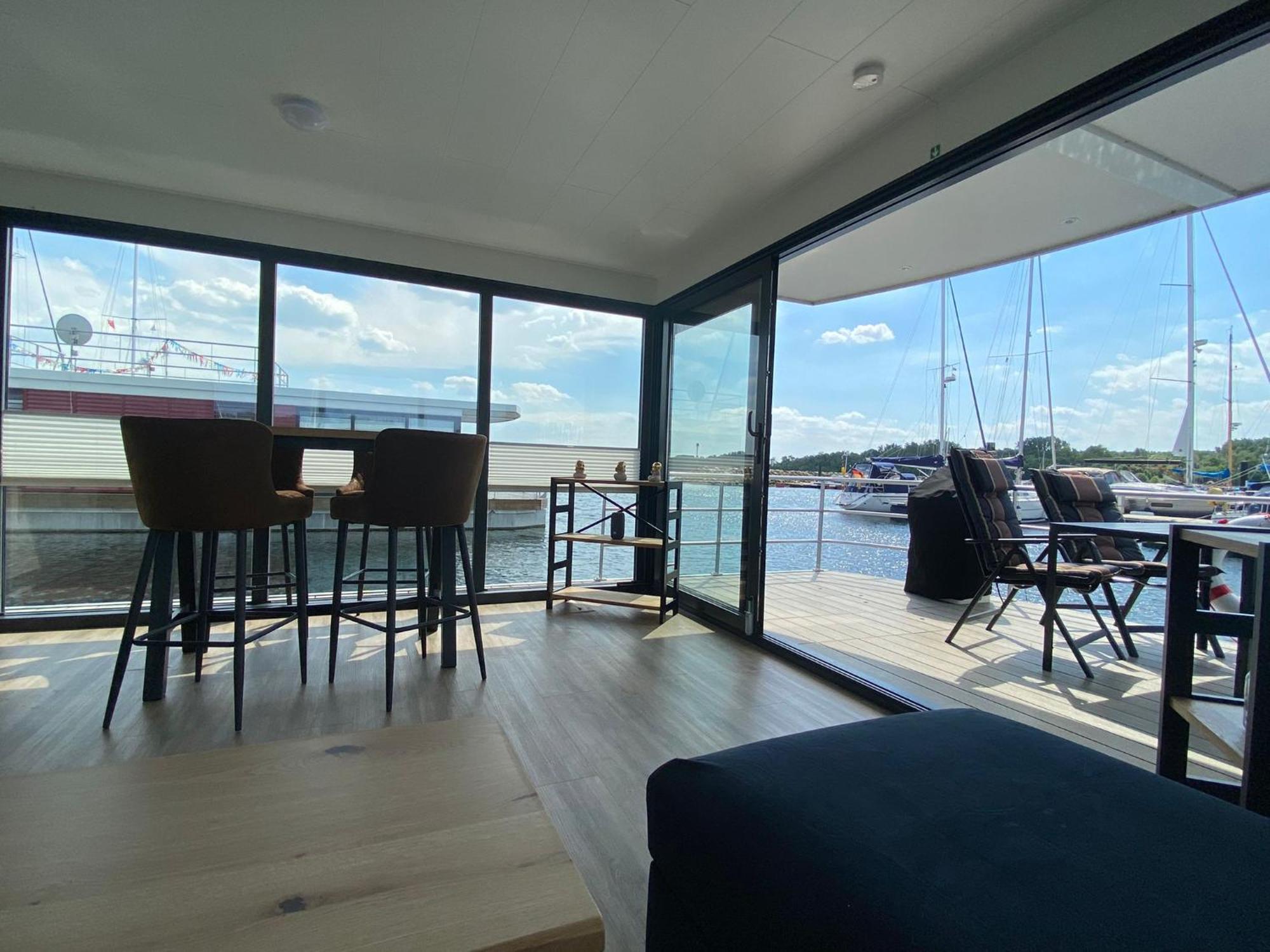 Urlaub Auf Dem Wasser Mit Einmaligen Ausblick - Well Hausboote Boltenhagen 10 Esterno foto