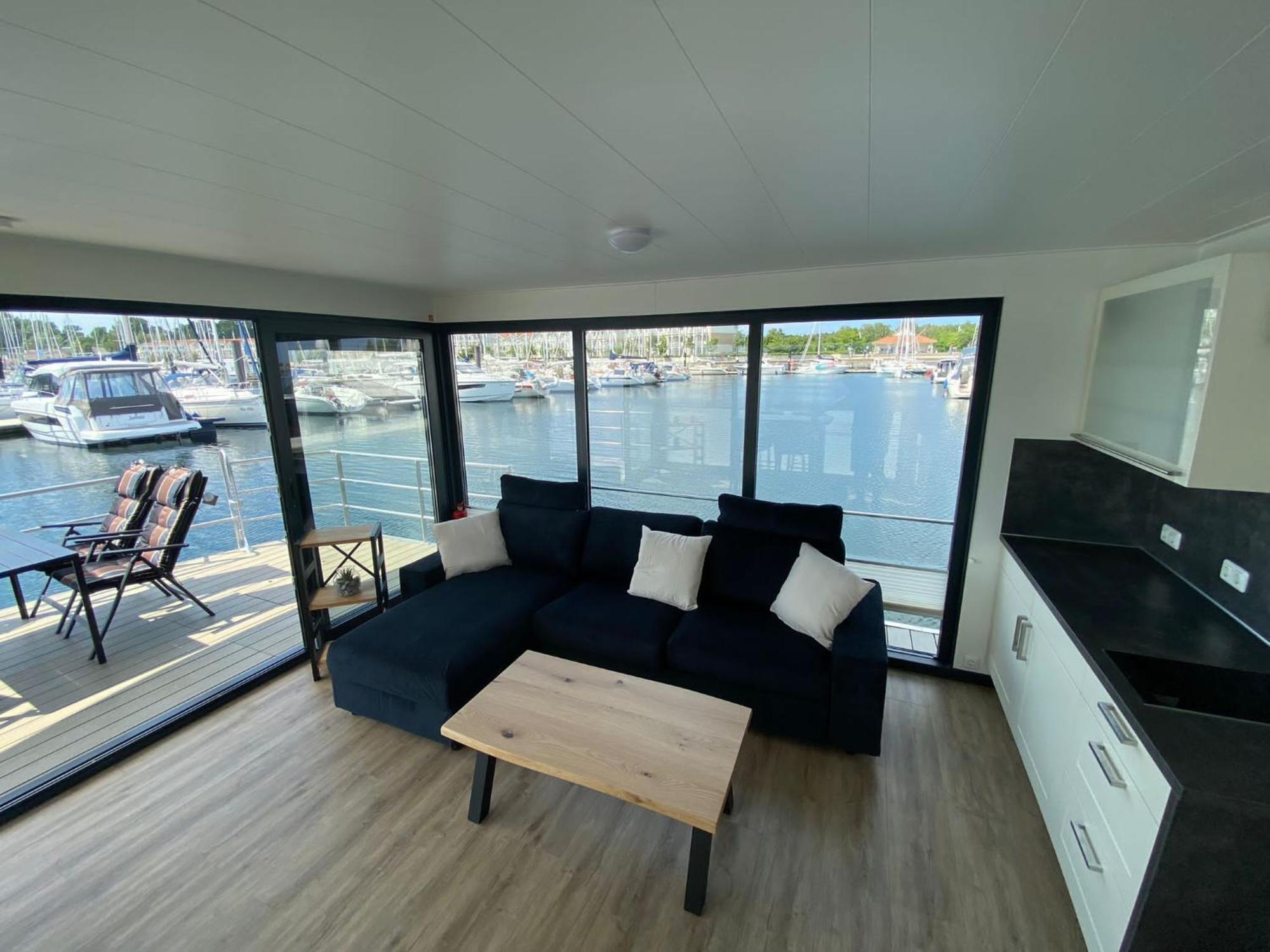 Urlaub Auf Dem Wasser Mit Einmaligen Ausblick - Well Hausboote Boltenhagen 10 Esterno foto